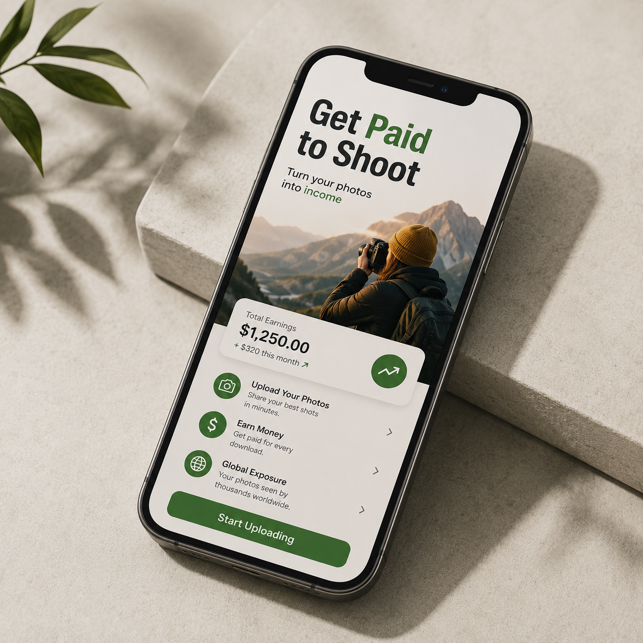 Get Paid to Shoot — Turn your photos into income