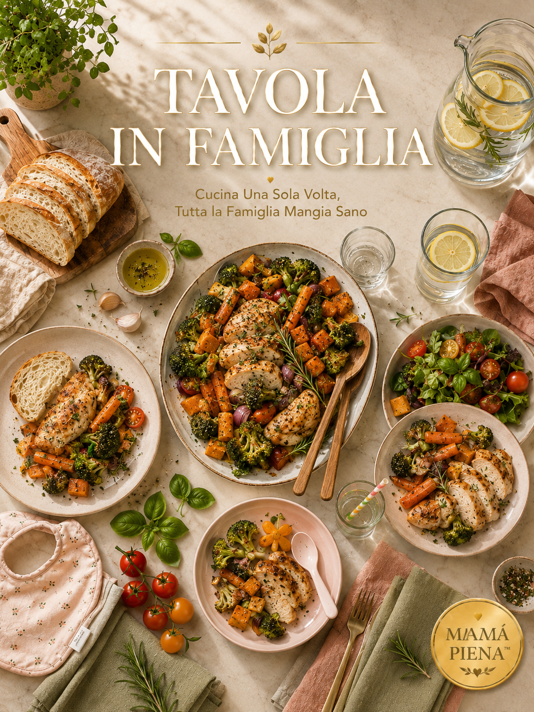 Tavola di Famiglia — Cucina Una Sola Volta, Tutta la Famiglia Mangia Sano