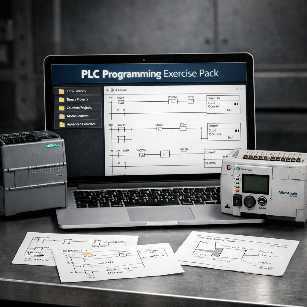 Master PLC Programming with 20+ Real-World Projects.