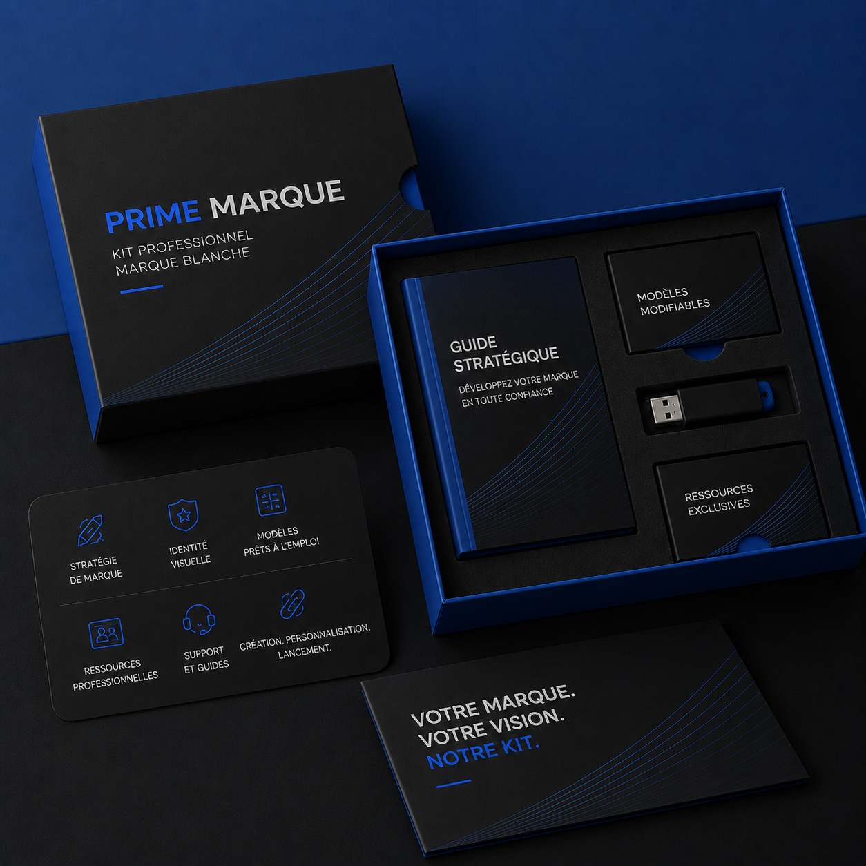 Prime Marque — Kit Professionnel en Marque Blanche | UP |FR
