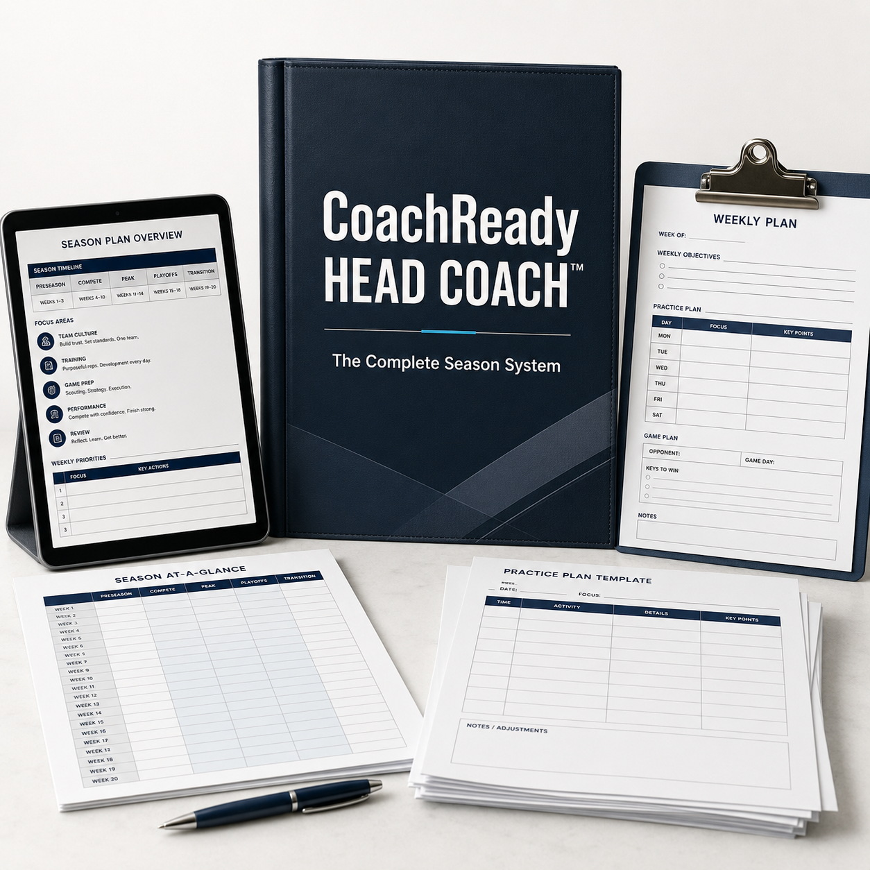 CoachReady HEAD COACH™ · The Complete Season System | UP