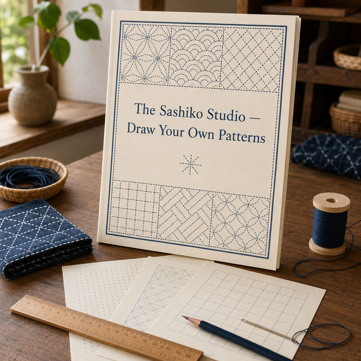 The Sashiko Studio — Draw Your Own Patterns | UP
