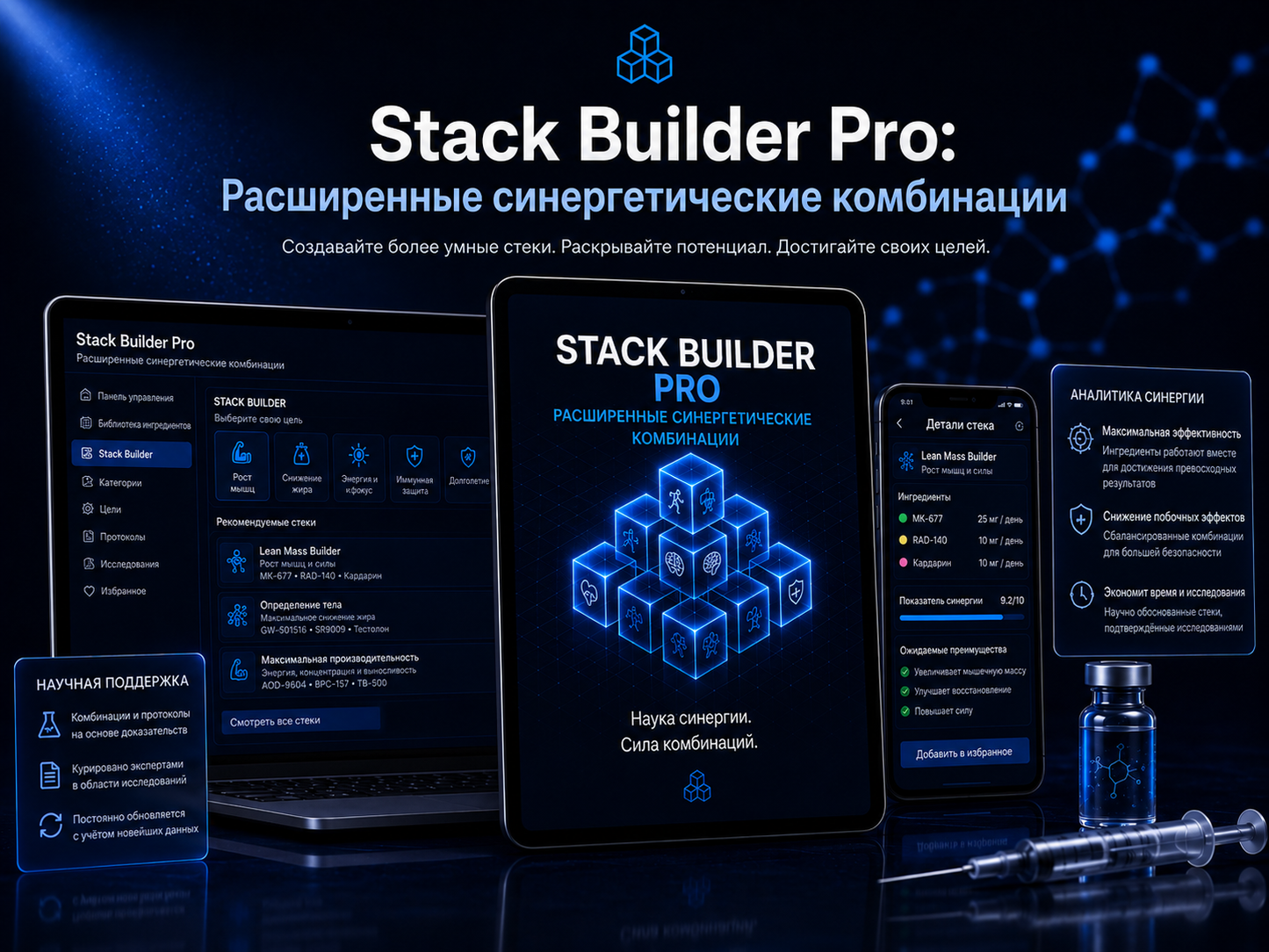 Stack Builder Pro: Продвинутые Синергические Комбинации